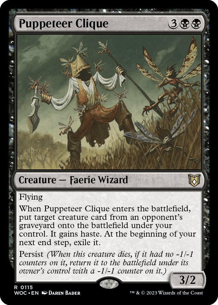 Puppeteer Clique [Wilds of Eldraine Commander] | Gamers Paradise