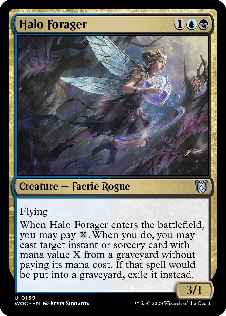 Halo Forager [Wilds of Eldraine Commander] | Gamers Paradise