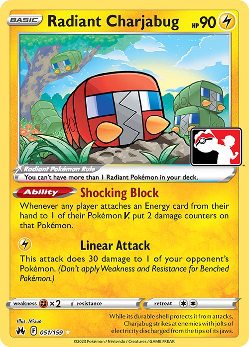 Radiant Charjabug (051/159) [Prize Pack Series Three] | Gamers Paradise