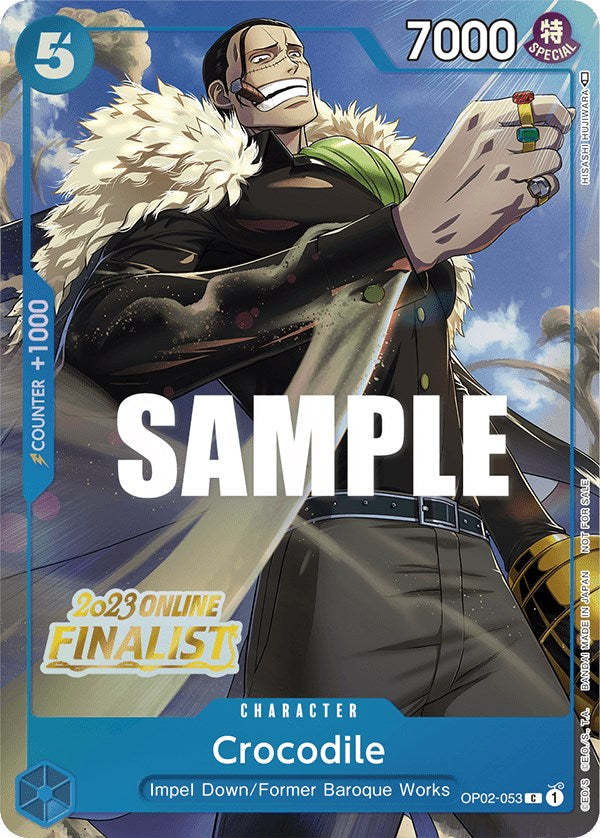 Crocodile (Online Regional 2023) [Finalist] [One Piece Promotion Cards] | Gamers Paradise