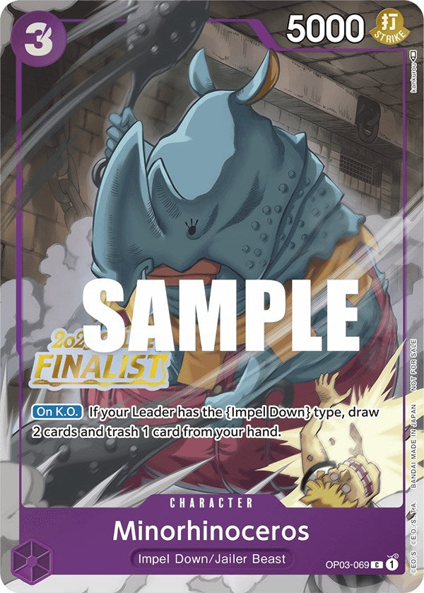 Minorhinoceros (Online Regional 2023) [Finalist] [One Piece Promotion Cards] | Gamers Paradise