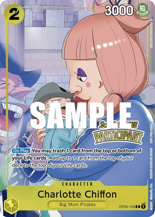 Charlotte Chiffon (Online Regional 2023) [Participant] [One Piece Promotion Cards] | Gamers Paradise