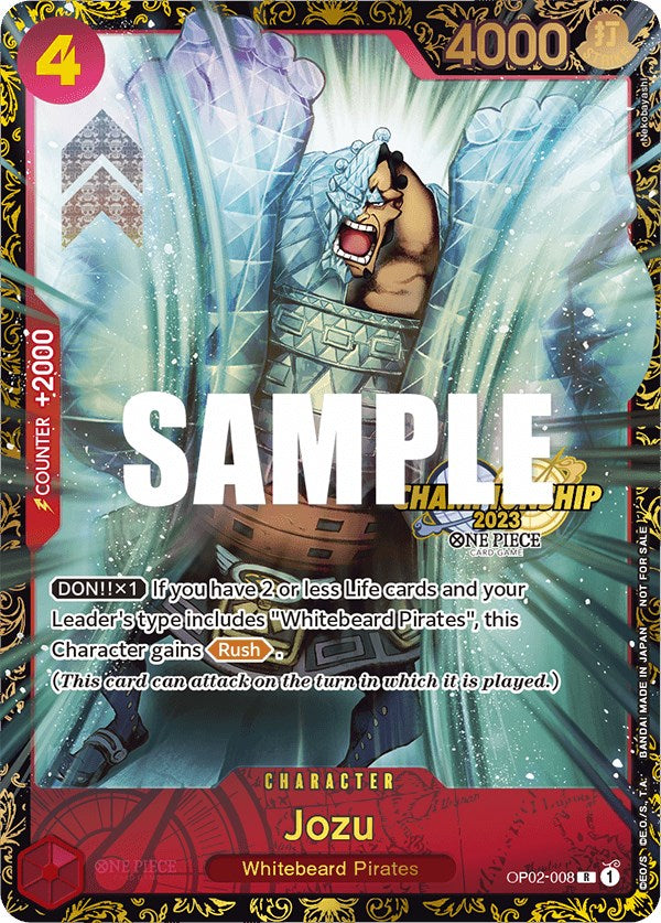 Jozu (Championship 2023) [One Piece Promotion Cards] | Gamers Paradise