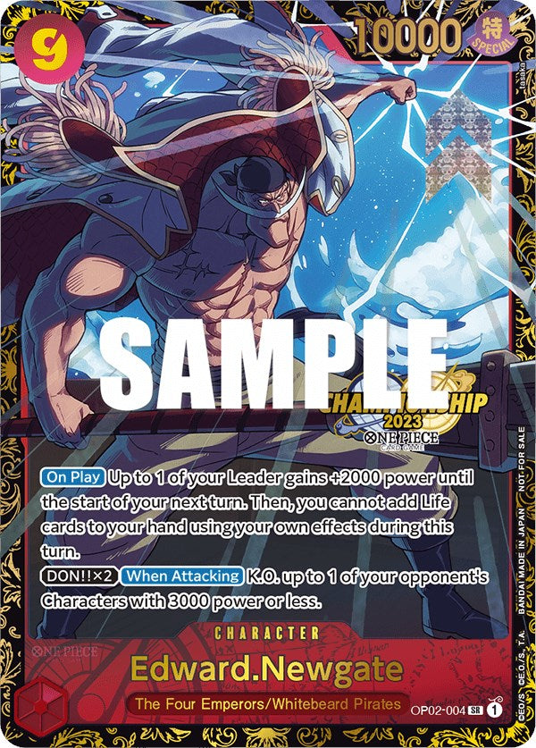 Edward.Newgate (Championship 2023) [One Piece Promotion Cards] | Gamers Paradise