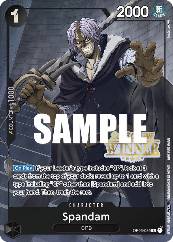 Spandam (Online Regional 2023) [Winner] [One Piece Promotion Cards] | Gamers Paradise