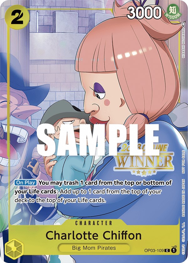 Charlotte Chiffon (Online Regional 2023) [Winner] [One Piece Promotion Cards] | Gamers Paradise
