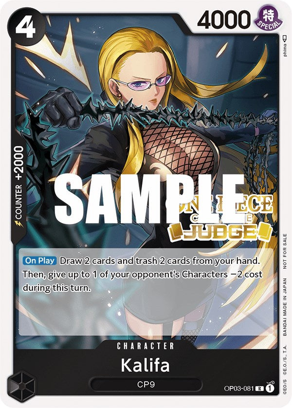 Kalifa (Judge Pack Vol. 2) [One Piece Promotion Cards] | Gamers Paradise