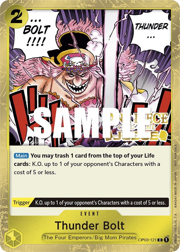 Thunder Bolt (Judge Pack Vol. 2) [One Piece Promotion Cards] | Gamers Paradise