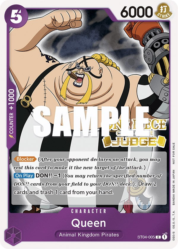 Queen (Judge Pack Vol. 2) [One Piece Promotion Cards] | Gamers Paradise