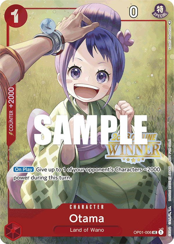 Otama (Offline Regional 2023) [Winner] [One Piece Promotion Cards] | Gamers Paradise