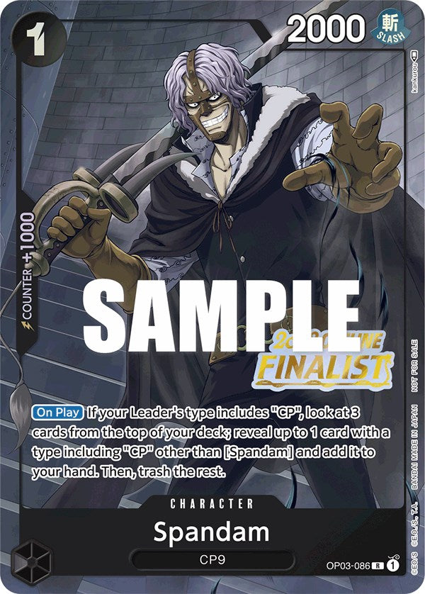 Spandam (Offline Regional 2023) [Finalist] [One Piece Promotion Cards] | Gamers Paradise