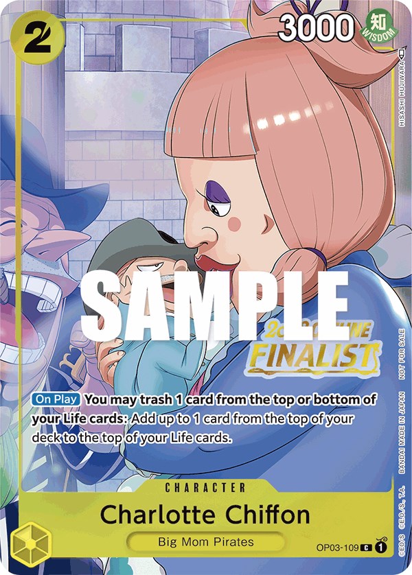 Charlotte Chiffon (Offline Regional 2023) [Finalist] [One Piece Promotion Cards] | Gamers Paradise