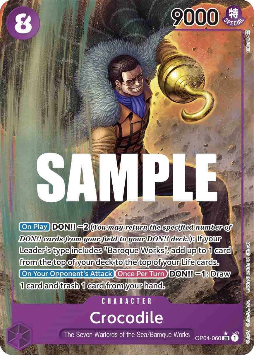 Crocodile (Alternate Art) [Kingdoms of Intrigue] | Gamers Paradise