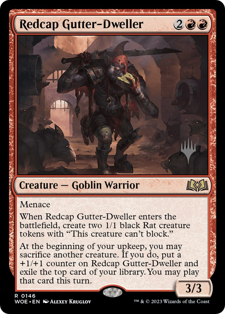 Redcap Gutter-Dweller (Promo Pack) [Wilds of Eldraine Promos] | Gamers Paradise