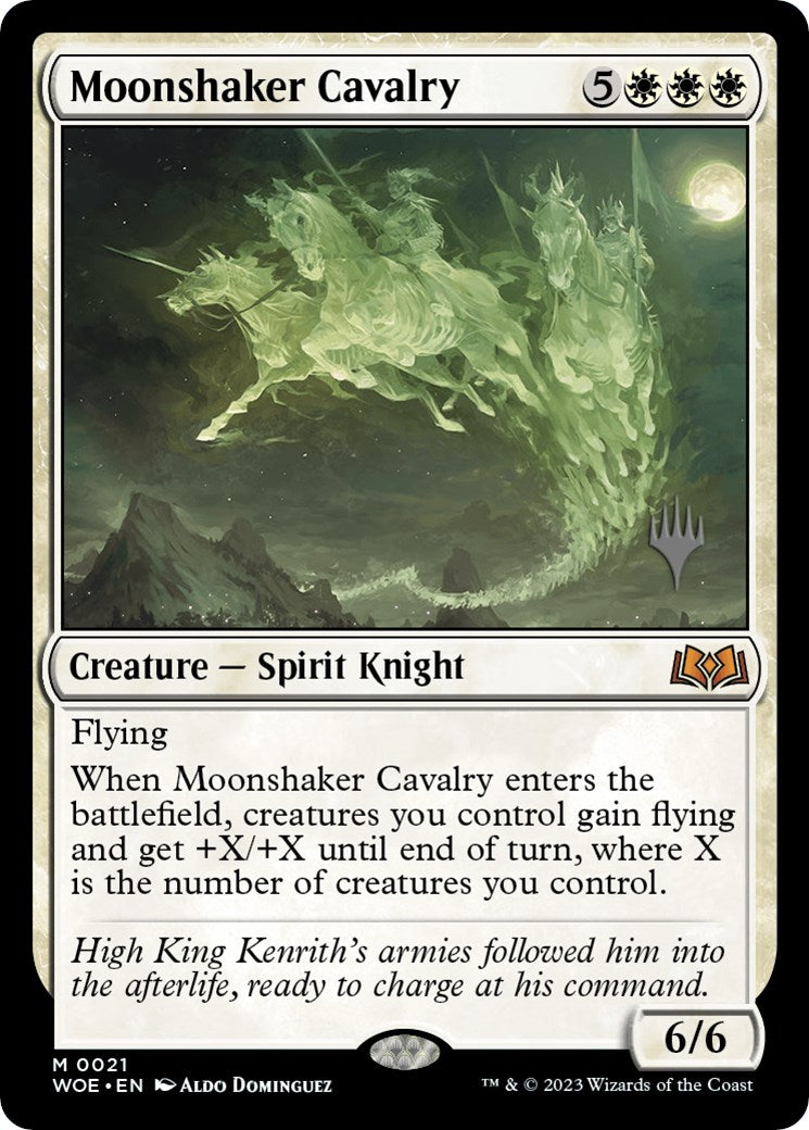 Moonshaker Cavalry (Promo Pack) [Wilds of Eldraine Promos] | Gamers Paradise