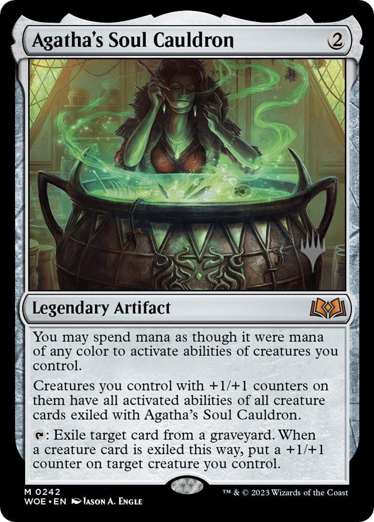 Agatha's Soul Cauldron (Promo Pack) [Wilds of Eldraine Promos] | Gamers Paradise