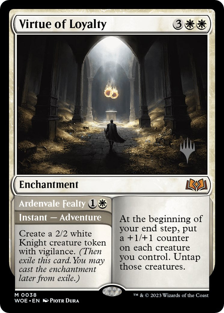 Virtue of Loyalty // Ardenvale Fealty (Promo Pack) [Wilds of Eldraine Promos] | Gamers Paradise