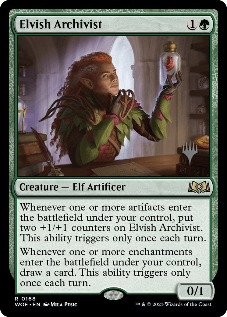 Elvish Archivist (Promo Pack) [Wilds of Eldraine Promos] | Gamers Paradise
