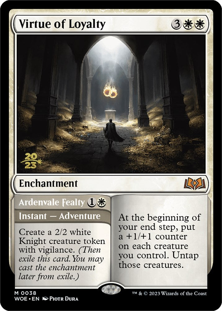 Virtue of Loyalty // Ardenvale Fealty [Wilds of Eldraine Prerelease Promos] | Gamers Paradise