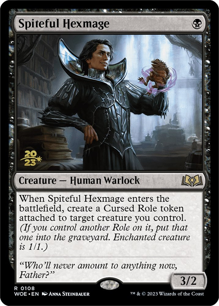 Spiteful Hexmage [Wilds of Eldraine Prerelease Promos] | Gamers Paradise
