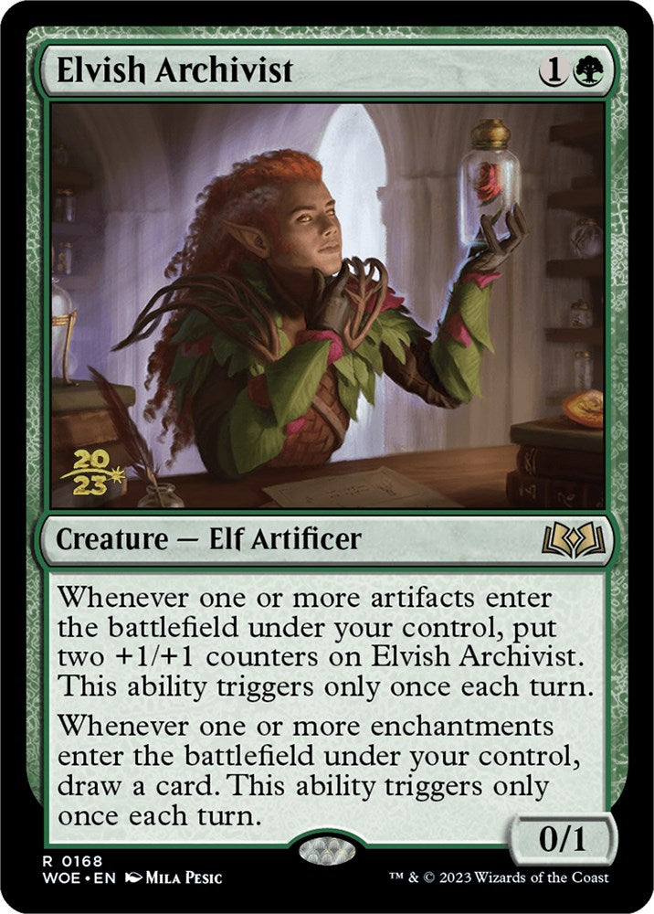 Elvish Archivist [Wilds of Eldraine Prerelease Promos] | Gamers Paradise