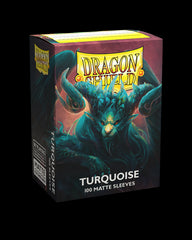 Dragon Shield: Standard 100ct Sleeves - Turquoise (Matte) | Gamers Paradise