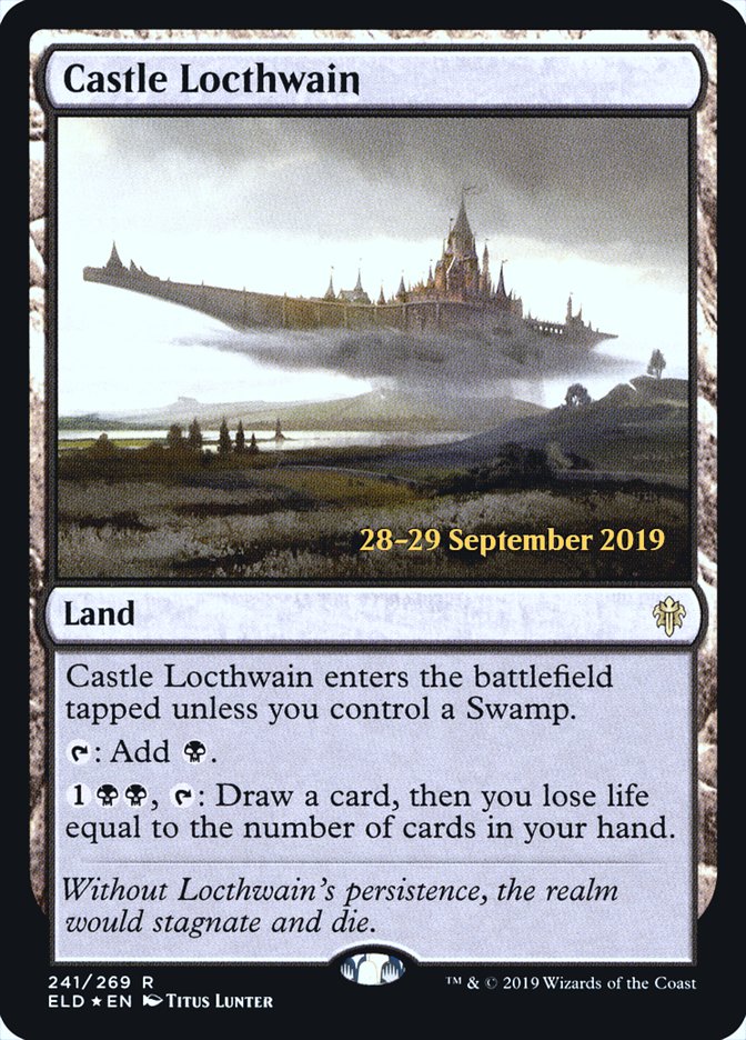 Castle Locthwain [Throne of Eldraine Prerelease Promos] | Gamers Paradise