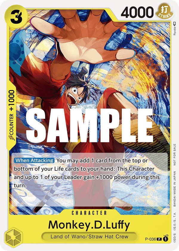 Monkey.D.Luffy (Pre-Release Tournament) [One Piece Promotion Cards] | Gamers Paradise