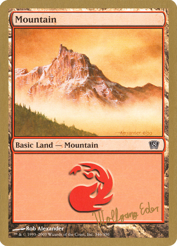 Mountain (we346) (Wolfgang Eder) [World Championship Decks 2003] | Gamers Paradise