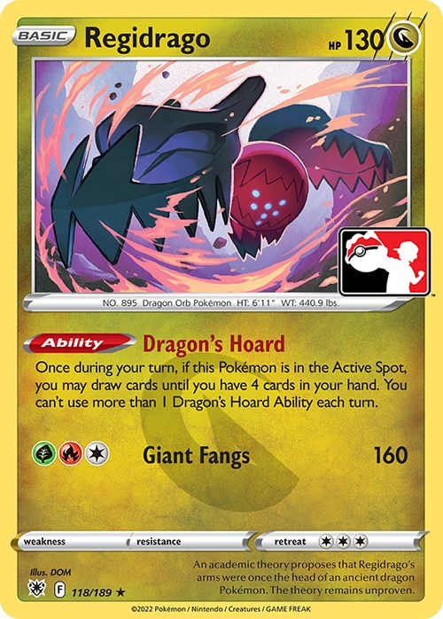 Regidrago (118/189) [Prize Pack Series Three] | Gamers Paradise