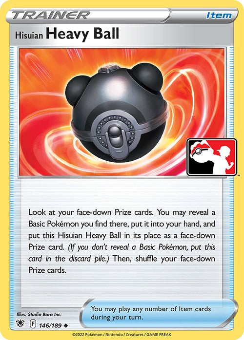 Hisuian Heavy Ball (146/189) [Prize Pack Series Three] | Gamers Paradise