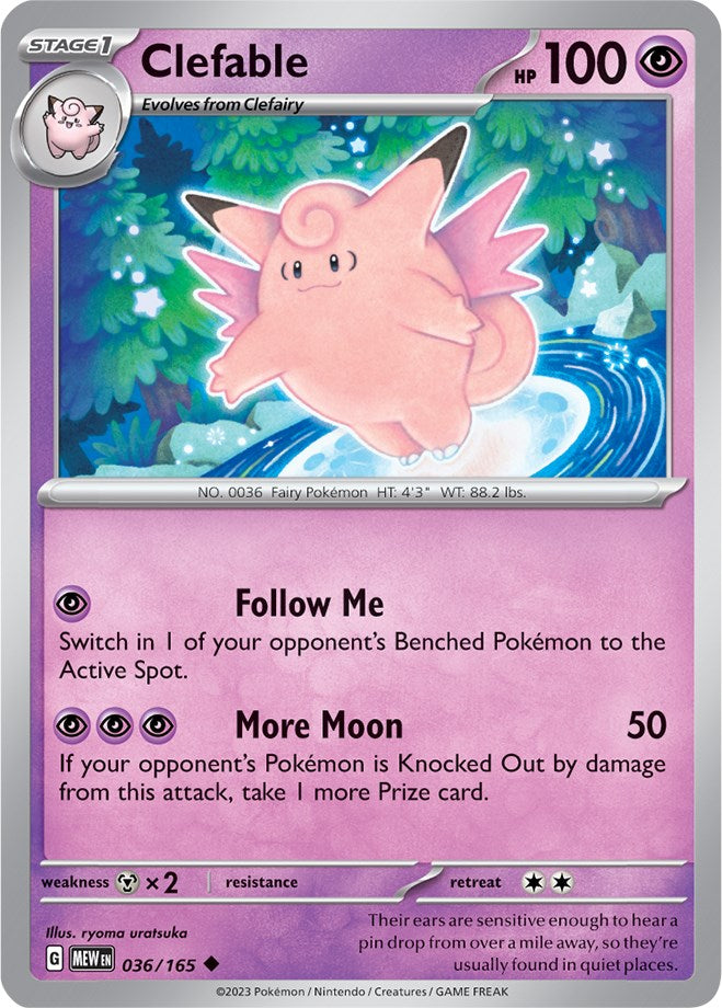 Clefable (036/165) [Scarlet & Violet: 151] | Gamers Paradise