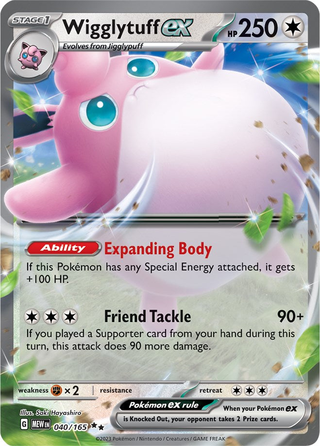 Wigglytuff ex (040/165) [Scarlet & Violet: 151] | Gamers Paradise