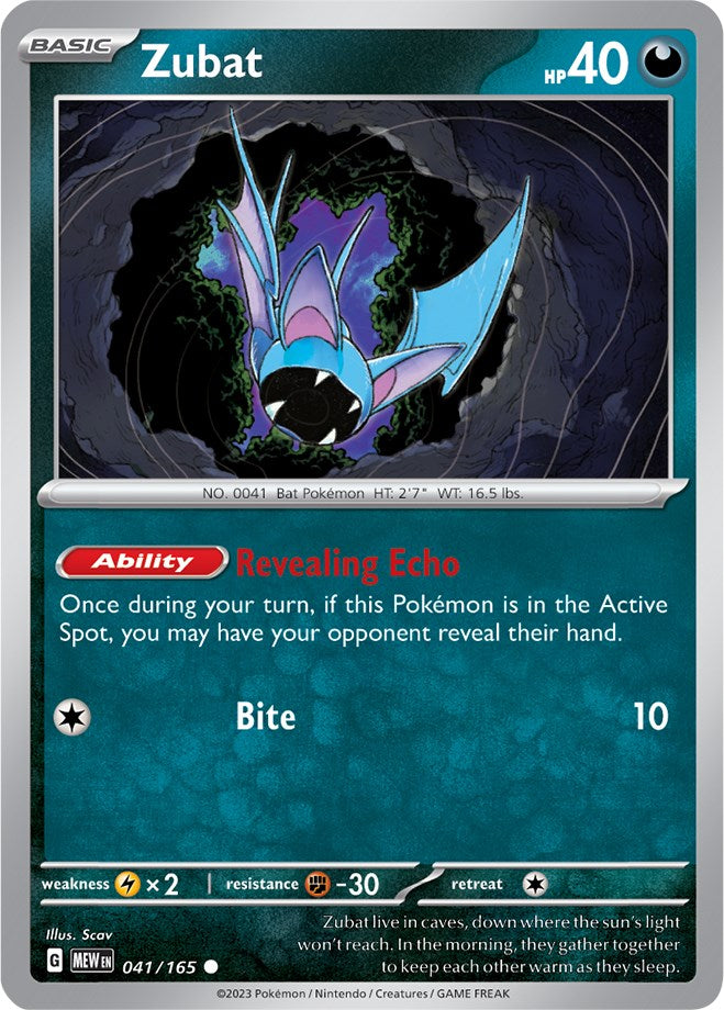 Zubat (041/165) [Scarlet & Violet: 151] | Gamers Paradise