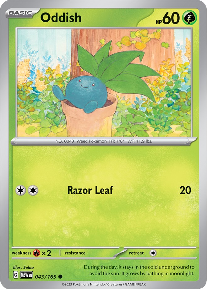 Oddish (043/165) [Scarlet & Violet: 151] | Gamers Paradise