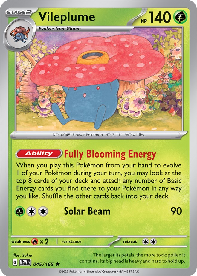 Vileplume (045/165) [Scarlet & Violet: 151] | Gamers Paradise