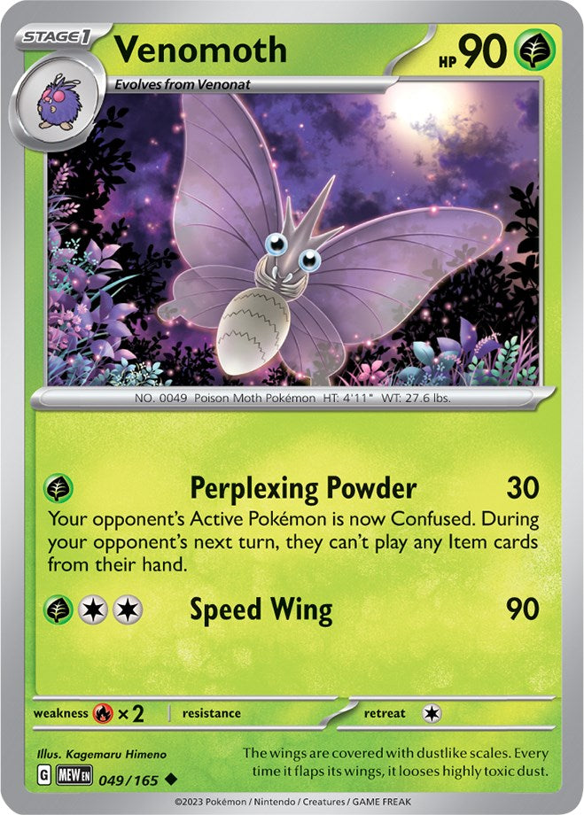 Venomoth (049/165) [Scarlet & Violet: 151] | Gamers Paradise