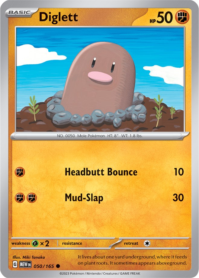 Diglett (050/165) [Scarlet & Violet: 151] | Gamers Paradise