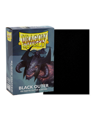 Dragon Shield: 100ct Outer Sleeves - Matte Black (Standard) | Gamers Paradise