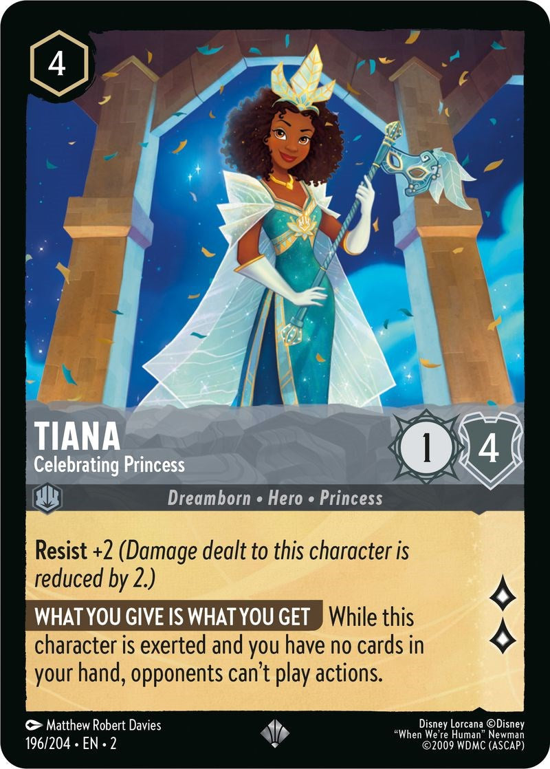 Tiana - Celebrating Princess (196/204) [Rise of the Floodborn] | Gamers Paradise