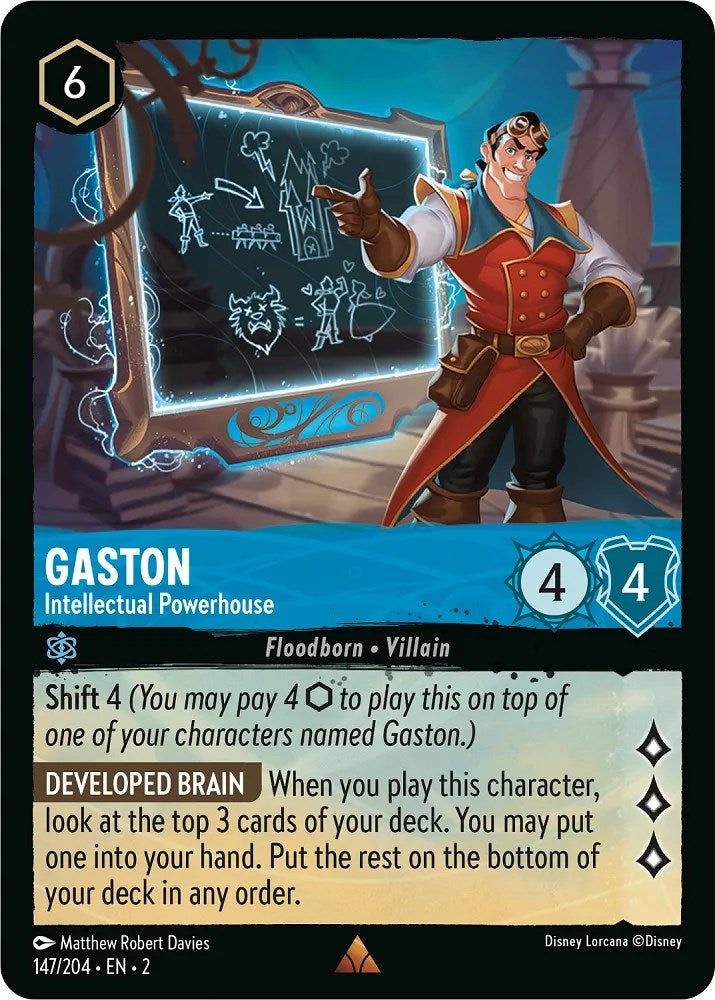 Gaston - Intellectual Powerhouse (147/204) [Rise of the Floodborn] | Gamers Paradise