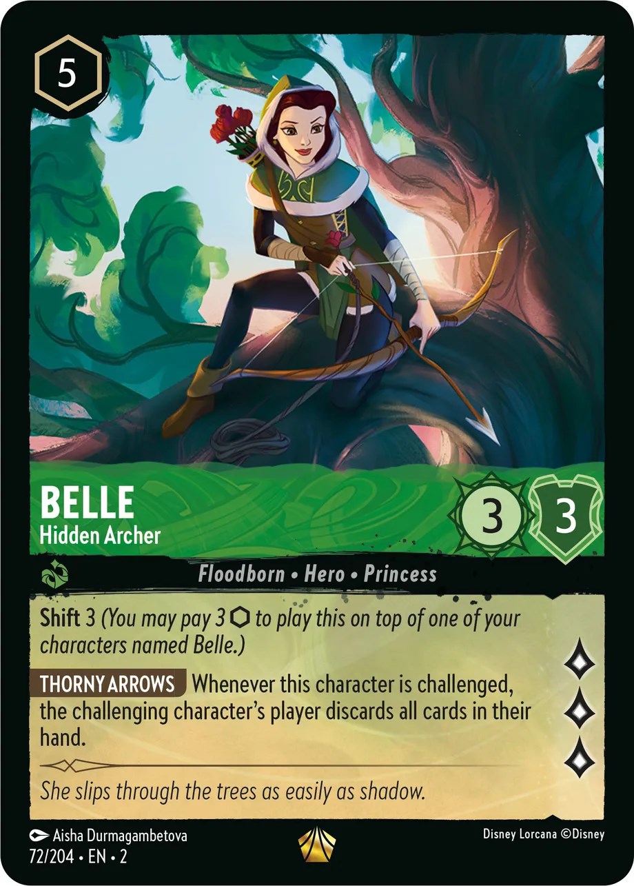 Belle - Hidden Archer (72/204) [Rise of the Floodborn] | Gamers Paradise