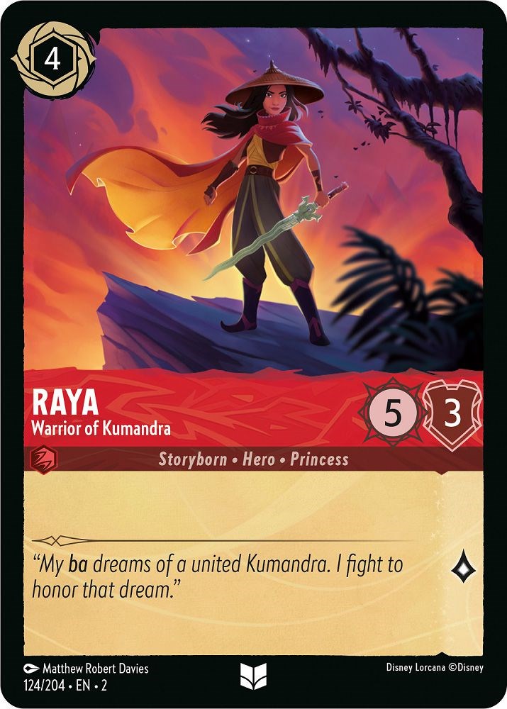 Raya - Warrior of Kumandra (124/204) [Rise of the Floodborn] | Gamers Paradise