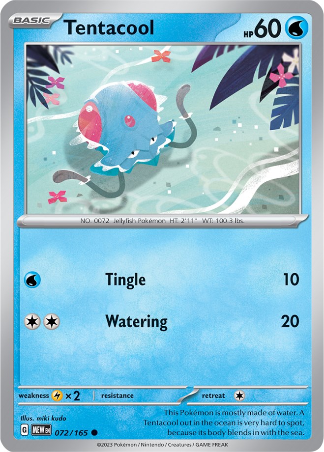 Tentacool (072/165) [Scarlet & Violet: 151] | Gamers Paradise