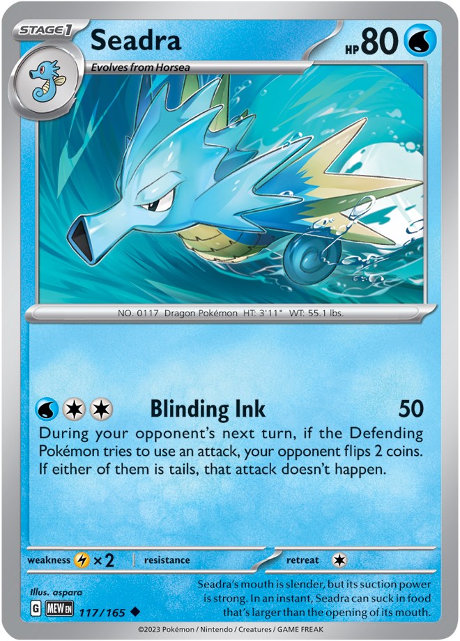 Seadra (117/165) [Scarlet & Violet 151] | Gamers Paradise