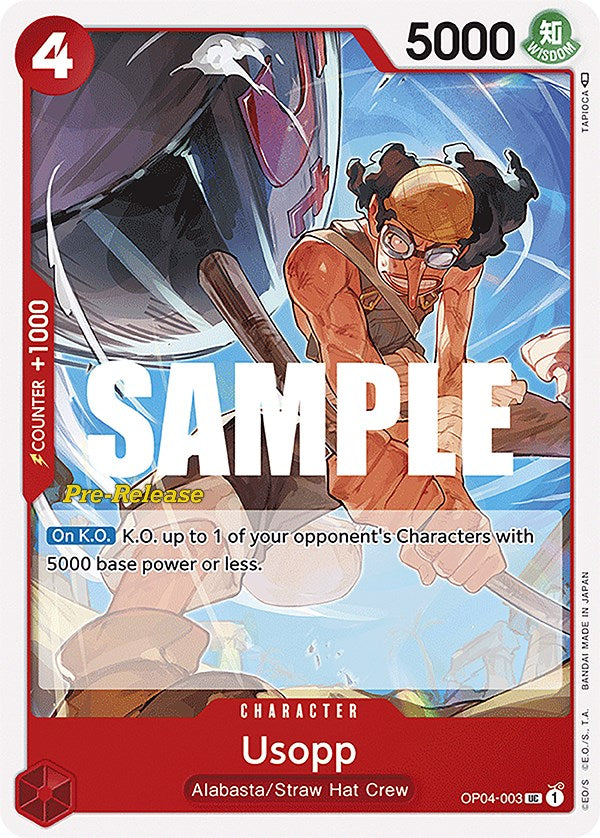 Usopp [Kingdoms of Intrigue Pre-Release Cards] | Gamers Paradise