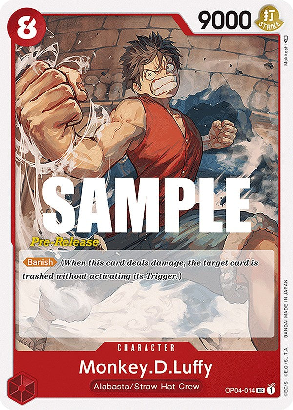 Monkey.D.Luffy [Kingdoms of Intrigue Pre-Release Cards] | Gamers Paradise