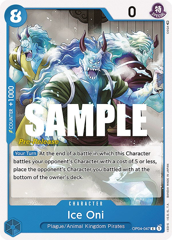 Ice Oni [Kingdoms of Intrigue Pre-Release Cards] | Gamers Paradise