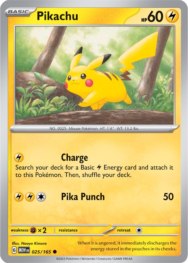 Pikachu (025/165) [Scarlet & Violet: 151] | Gamers Paradise