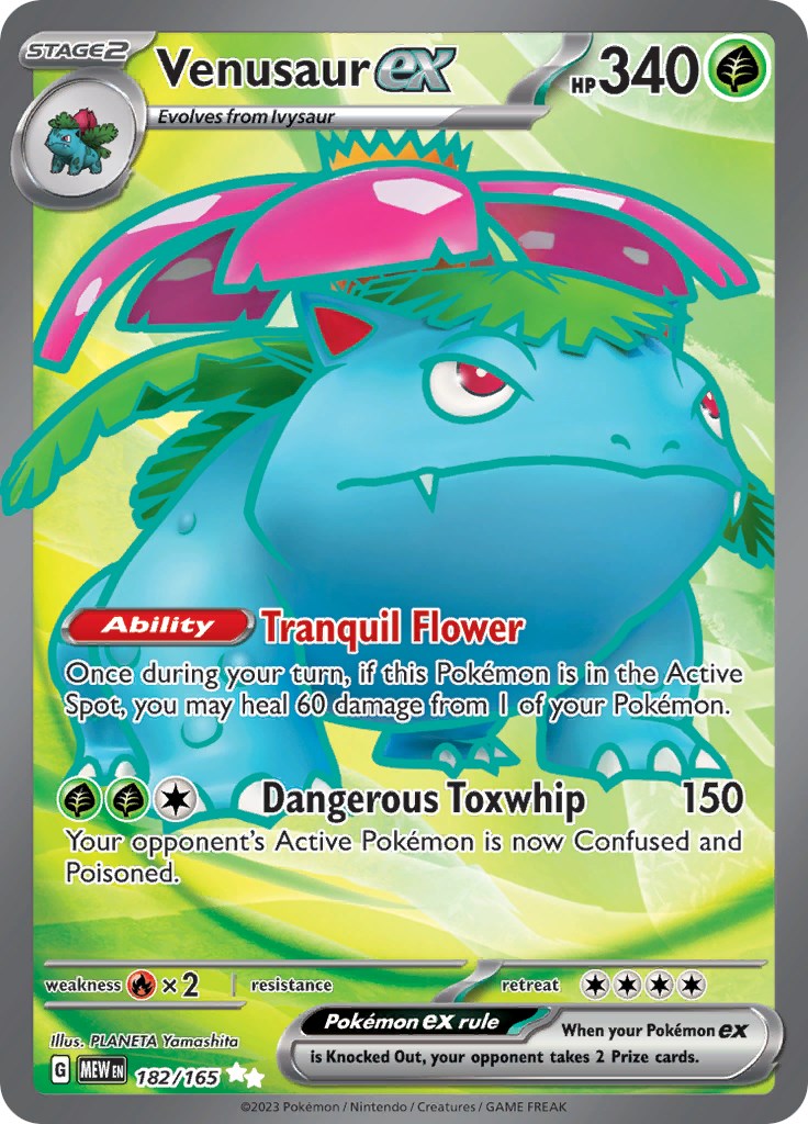 Venusaur ex (182/165) [Scarlet & Violet: 151] | Gamers Paradise